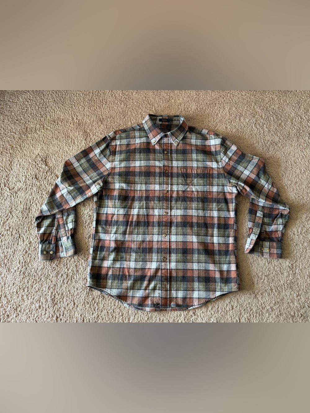 Men’s Pendleton Mason Plaid Button Down Flannel Shirt